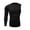 Black, variant on Bcfgryg Mens Tight Sweat Wicking Quick Drying Training Exercise Fitness Running Single Sleeve Long Sleeve Men T-shirts