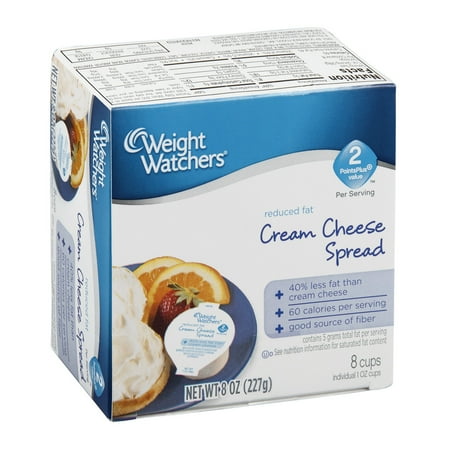 Weight Watchers Weightwatcher Portions Cream Cheese Cups