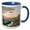 Blue/White, variant on 3drose, Texas, Big Bend National Park. Rio Grande River - Us44 Lno0075 - Luc Novovitch, 11oz Mug