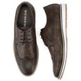 thumbnail image 4 of Mio Marino Classic Wingtip Oxford Dress Shoes for Men w/ Elegant Shoe Bag, 4 of 7