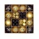 thumbnail image 1 of Wartleves Adorno para árbol de Navidad, juego de 132 piezas de decoración para árbol de Navidad, dorado y rojo, 1 of 7