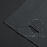 Queen Black Brushed Bed Sheets, 4-Piece 2400 Thread Count Luxury Soft Bed Sheet Sets
