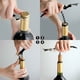 thumbnail image 4 of Juego de 2 abridores de botellas con sacacorchos, herramienta para vino de acero inoxidable tres en uno, abridores de vino y cortadores de papel de aluminio para sommeliers.HA, 4 of 5