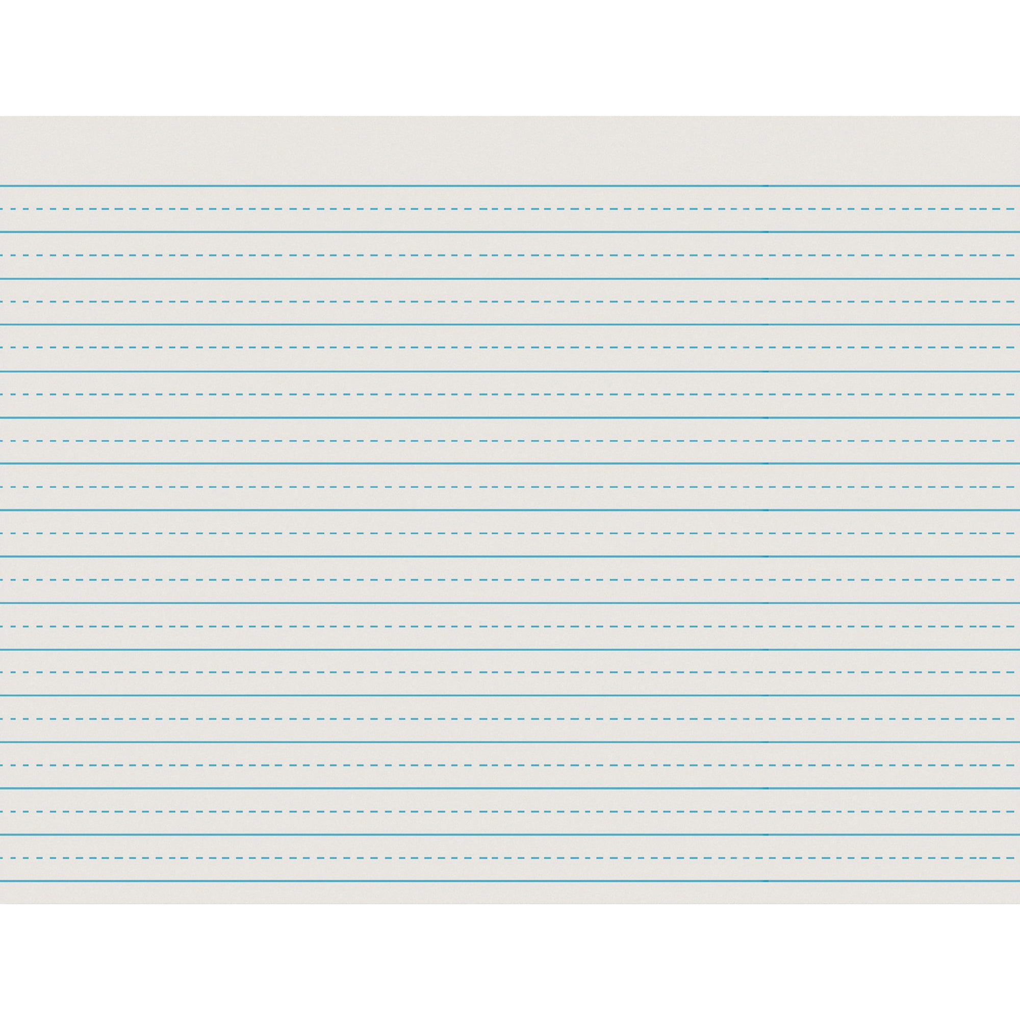 Pacon Newsprint Handwriting Paper, Alternate Dotted, 11" x 8.5", Ruled Long, 500 Sheets