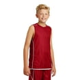 thumbnail image 4 of Sport-Tek Youth PosiCharge Mesh Reversible Sleeveless Tee-L (True Red), 4 of 6