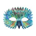 thumbnail image 1 of Halloween Multifunción Media Face Cover for Party Supplies Cosplay Verde, 1 of 8