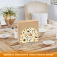 thumbnail image 6 of Yayeee Napkin Holder for Table Kitchen Paper Tissue Organization, Beige Birds Floral, 6 of 8