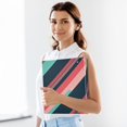 thumbnail image 6 of FORMRS 3 Ring Binder 1.5 inch with Pockets Clip Board 200 Sheets Capacity, Pink Geometric, 6 of 8