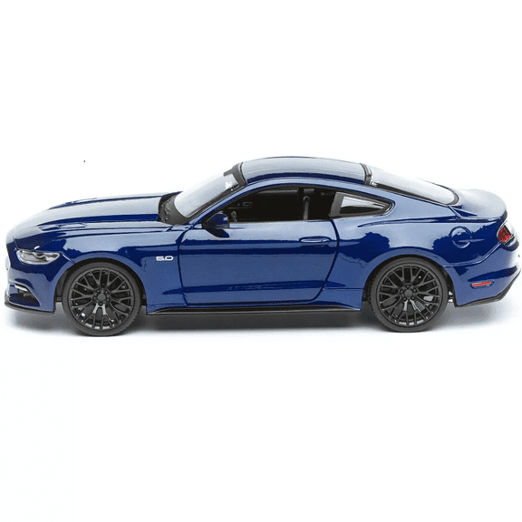 2015 Ford Mustang GT 5.0 Blue Metallic 1/24Beyond Comparable Diecast Car Model by Maisto