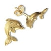 14kt Gold Dolphin Earrings