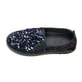 thumbnail image 2 of Womens Shoes Carnival Fashion Casual Flat Sparkly Glitter Color Round Toe Slip On Comfortable Loafers Shoes, 2 of 9