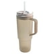 thumbnail image 3 of Termo de Plástico con Tapa Doble y Popote, Vaso Alto Reutilizable con Asa Ergonómica, Capacidad 1.2 Litros, Color Gris, 3 of 5