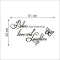 thumbnail image 3 of PVCS BLESS Wall Art Removable Home Vinyl Window Wall Stickers Decal Decor for Home Decor, 3 of 3