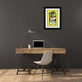 thumbnail image 3 of Rodriquez Jr, Enrique 17x24 Black Ornate Wood Framed with Double Matting Museum Art Print Titled - Robot, 3 of 4