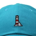 thumbnail image 2 of Dalix Lighthouse Embroidered Cap Cotton Baseball Hat Nautical Womens in Teal, 2 of 5