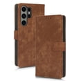 thumbnail image 3 of PANDACO Brown Wallet Case for Samsung Galaxy S24 Ultra, 3 of 5