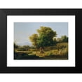 thumbnail image 2 of Károly Markó 18x14 Black Modern Framed Museum Art Print Titled - Ideal Landscape with Boas and Ruth (1859), 2 of 5
