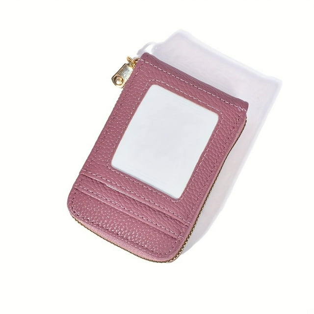 HLONK RFID Blocking Zipper Credit Card Wallet for Women 12 Card Slots Small Clutch Purse with Stylish