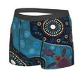 thumbnail image 2 of Haiem Bohemian Turtle Men's Boxer Briefs, Every Day Comfort Stretch Cotton Moisture-Wicking Underwear-Large, 2 of 9