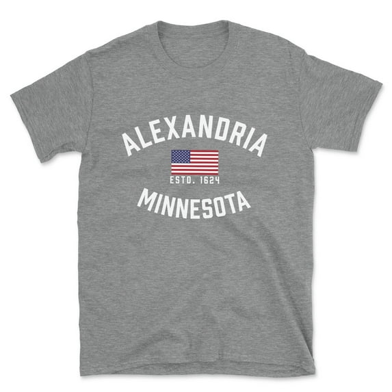 Alexandria Minnesota Patriot Men's Cotton T-Shirt