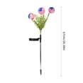 thumbnail image 3 of AuroraX Solar Lights Outdoor 4th of July Flag Light Waterproof LED Stake Decorative Artificial Plantss Pathway Garden Summer Solar Yard Decoration, 3 of 6