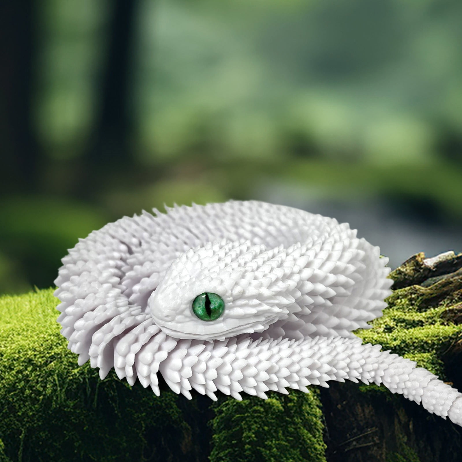 Aodebiao 3D Printed Animal Snake,Printed Snake Toy ,3D Printed