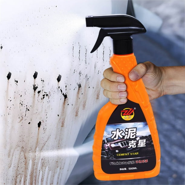 Limpiadores domésticos 500 ml Eliminador de lechada de cemento para carrocería de coche Mortero Cemento Kexing Limpieza Eliminación de manchas de coche Agente disolvente de puntos de cemento Agente di