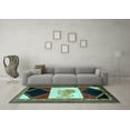 thumbnail image 3 of Ahgly Company Indoor Rectangle Animal Light Blue Traditional Area Rugs, 7' x 10', 3 of 4