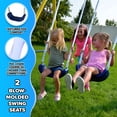 thumbnail image 4 of Sportspower Power Play Time Metal Swing Set with 2 Swings, Lifetime Warranty on Blow Molded Slide, & Bonus Anchor Kit, Great for Kids 3-8, 4 of 11