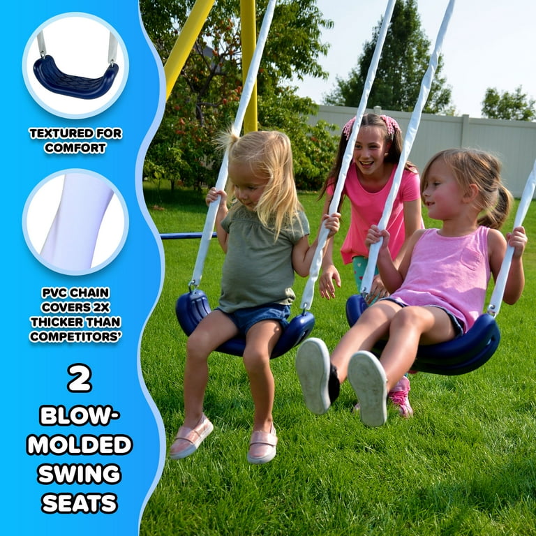 Sportspower Power Play Time 2-Swing Metal Set with Lifetime