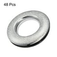 thumbnail image 3 of Uxcell 1-9/16"(40mm) Inner Dia. Plastic Curtain Grommets, Bright Silver, 48Pack, 3 of 5