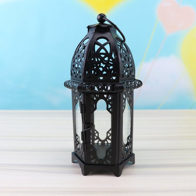 Adornos de candelabros de metal de hierro con forma de castillo romántico retro para bodas, accesorios creativos de decoración para el hogar