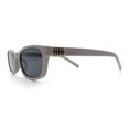thumbnail image 6 of Womens Classy Narrow Rectangle Horn Rim Plastic Fashion Sunglasses Grey - Black, 6 of 8
