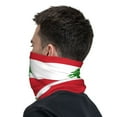 thumbnail image 2 of Neck Gaiter Face Mask Men Women Flag Of Lebanon Seamless Bandana Face Cover Scarf Mask Balaclava Headband, 2 of 7