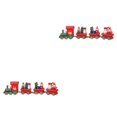 thumbnail image 4 of Kearding Madera Navidad Tren Decoración Camión Juguete Clásico Festival Fiesta Adorno Al aire libre Año Nuevo Regalo Niñas Adultos Type2 NO2, 4 of 6