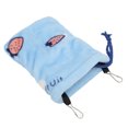 thumbnail image 2 of Small Pet Hanging Bed, Hamster Sleeping Bag Drawstring Cute Pattern Soft  For Gliders 15x12cm, 2 of 8