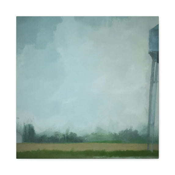 Climbing the Water Tower - Canvas