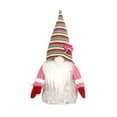 thumbnail image 1 of Fiudx Colgante Navideño de Rodolfo de Ratán, Decoración de Duende de La Suerte, Adorno de Gnomo Artesanal, Decoración para El Árbol de Navidad, Decoración para Habitación, Tamaño 20 X 11 X 7 Cm, 1 of 2