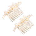 thumbnail image 2 of 2 horquillas de lujo con forma de peine y perlas para el pelo, para novia, tocado de perlas., 2 of 7