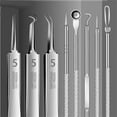thumbnail image 2 of DEXIMRO 11 PCS 2025 New Stainless Steel Blackhead Remover Tool Kit, Professional Facial Blackhead Remover Tweezers, Precision Pimple Popper Tool Kit for Whitehead Ance Blemishs Comedones, 2 of 7