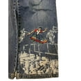 thumbnail image 3 of Lnyulong Jeans Amples Unisexes à Motif Brodé, Bleu Rétro, 3 of 6
