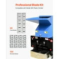 thumbnail image 2 of VEVOR Shredder Blades, Alloy Steel Shredder Machine Blade Kit with 12 Rotating and 2 Fixed Blades, High-Hardness SKD-11 Blade, Compatible with Model 400 Plastic Grinder, 2 of 9