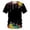 Black, variant on Gunia Mens Big And Tall Shirts 3D Graphic Novelty Printed Short Sleeve T Shirts Casual Graphics Tees Tops Shirts For Men Yellow 3Xl