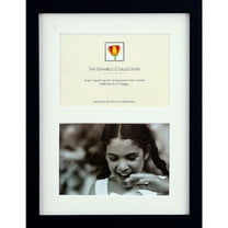 Black-ebony wood side-by-side duo w coordinated mat by Dennis Daniels - 5x7