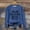 Blue, variant on Women's Magic Tarot & Potion Embroidered Sweater Salem Witch Letter Hooded Round Neck Pullover Witchy Aesthetic Cottagecore Fall Spooky Season Convention Top 1 Pack, Dark Gray,M