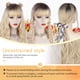 thumbnail image 5 of Peluca de pelo sintético ondulado largo y rizado con flequillo para mujer, peluca de color marrón frío a rubio claro, peluca de pelo largo resistente al calor para fiesta diaria, peluca de 26 pulgadas, 5 of 5