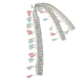thumbnail image 4 of 2Pcs 1 Yarda Estilo étnico Cinta De Adorno Pom Pom Borla Bola Fringe Applique, 4 of 9