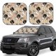 thumbnail image 1 of Fotbe Groovy Disco Juego de 2 Piezas de Parasoles para Parabrisas | Bloqueador Solar para Auto | Accesorios Plegables para Protección Solar Interior-Small, 1 of 6