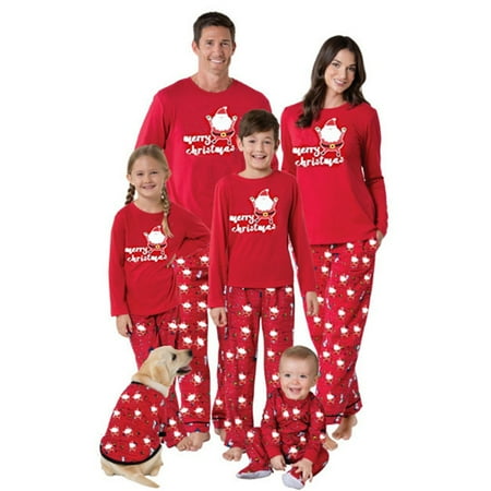 

Red Christmas Snowman Pajamas Matching Christmas Pjs Matching Outfits For Family