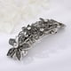 thumbnail image 5 of Pinza de cabellero plateada, pasador de cabellero con de flores, de flores, portátil, , elegante, duradero, para damas, hermanas, niñas, Hugo pinza de pelo de las mujeres, 5 of 9